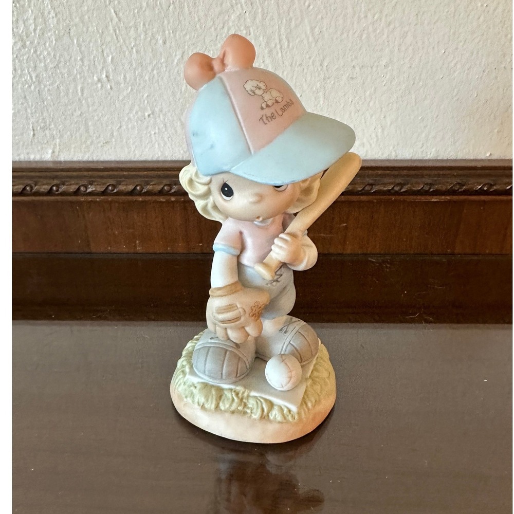Precious Moments Let's Have A Ball Together Baseball Girl Figurine 889849 2001